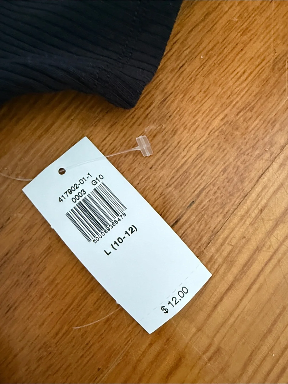 NWT Old Navy Black Ribbed Short Sleeve Dress